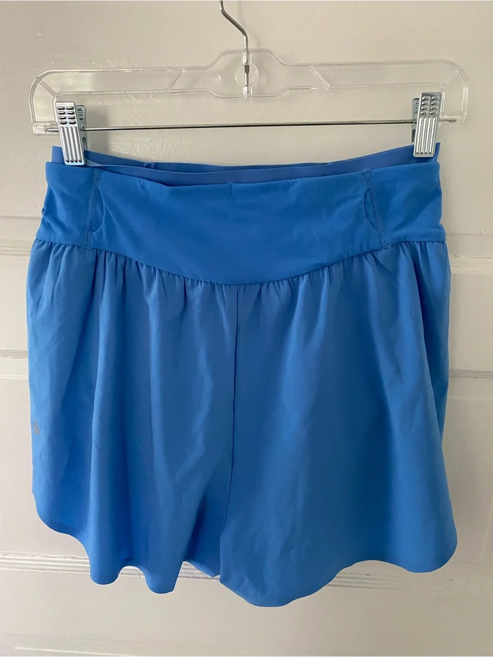 lululemon Go Further Super-High-Rise Split Short 3” in Pool Party - Picture 9 of 16